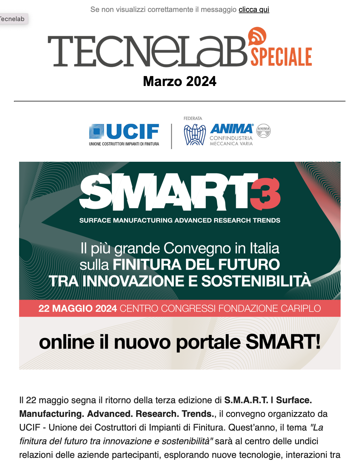 SMAR UCIF TECNELAB SPECIALE