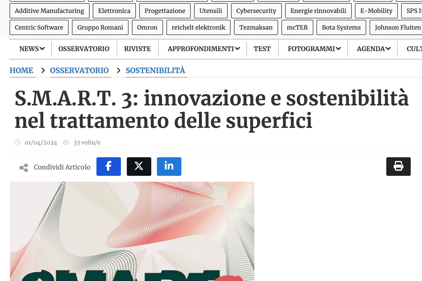 SMART 3 articolo tecnelab aprile 24