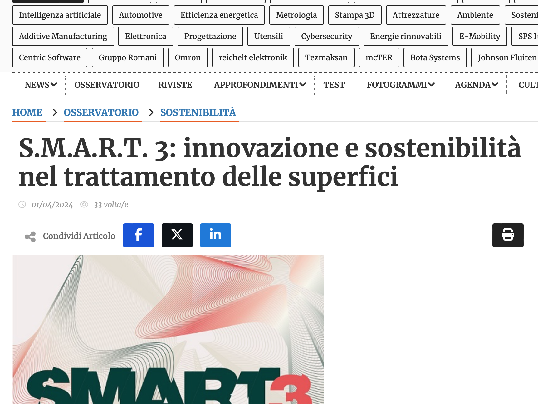 SMART 3 articolo tecnelab aprile 24